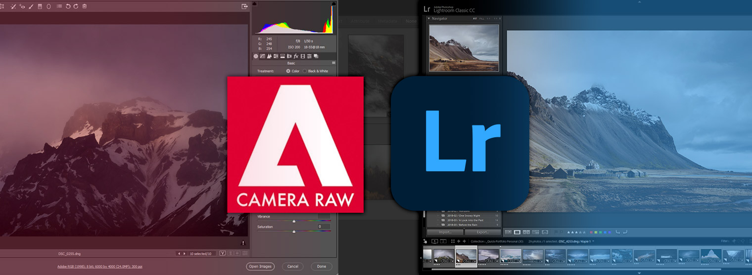 Adobe Camera RAW vs. Lightroom - What is the difference?