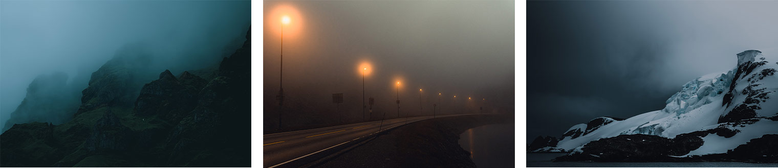 Minimal  and Moody Landscape Photography