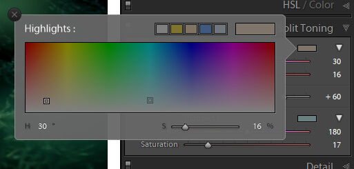 How to apply Split Toning in Lightroom