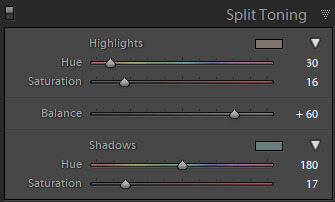 Split Toning in Adobe Lightroom