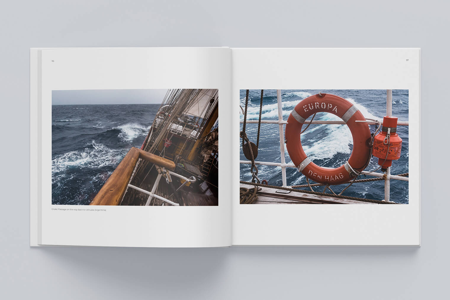 »Antarctica« Book by Jan Erik Waider: Sailing Expedition with the Bark Europa