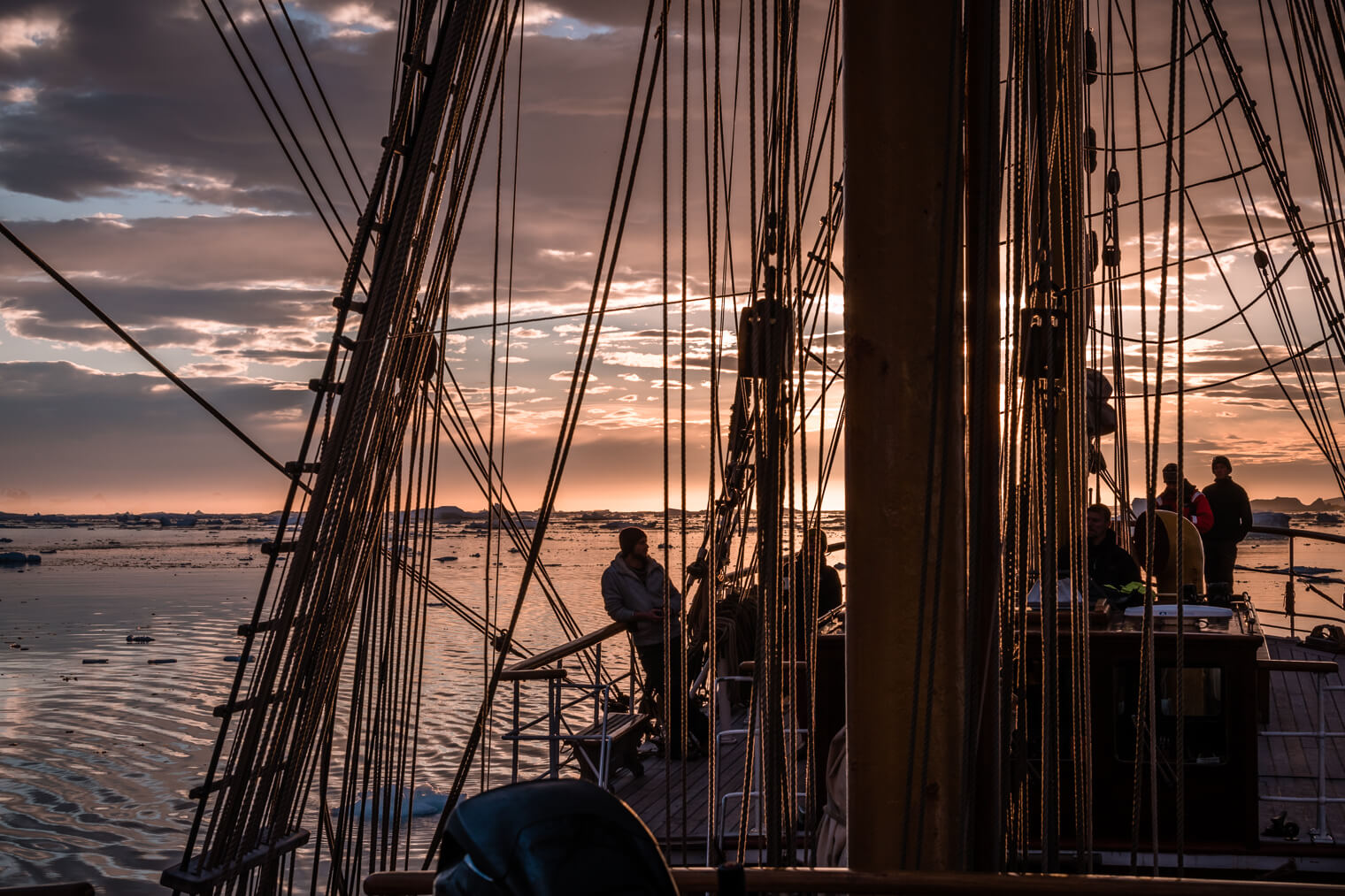 The Bark Europa in the Lemaire Channel