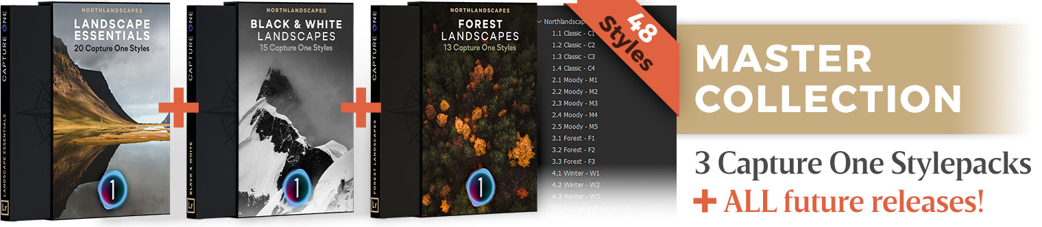 Master Collection: ALL Capture One Stylepacks by Northlandscapes