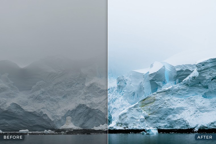 Capture One Styles for Moody Landscapes - Before & After Examples