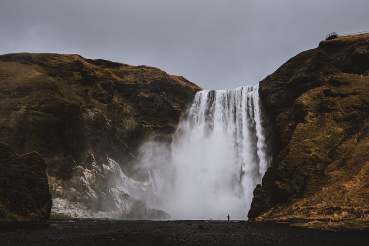 Dramatic landscape edited with free Capture One Styles