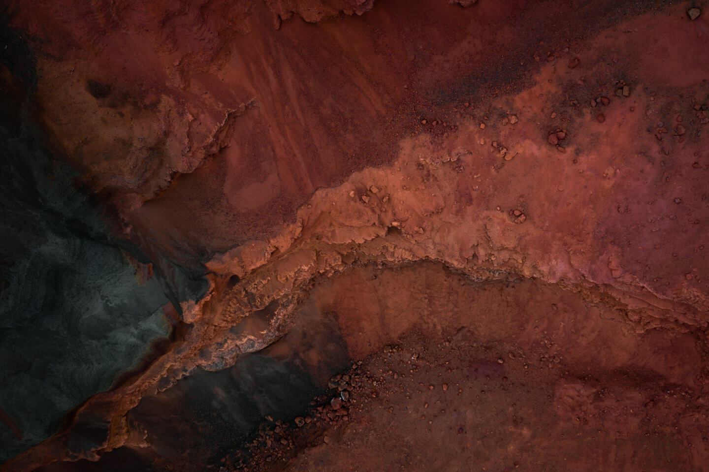 Abstract Aerial Photography of Volcanic Landscapes by Jan Erik Waider