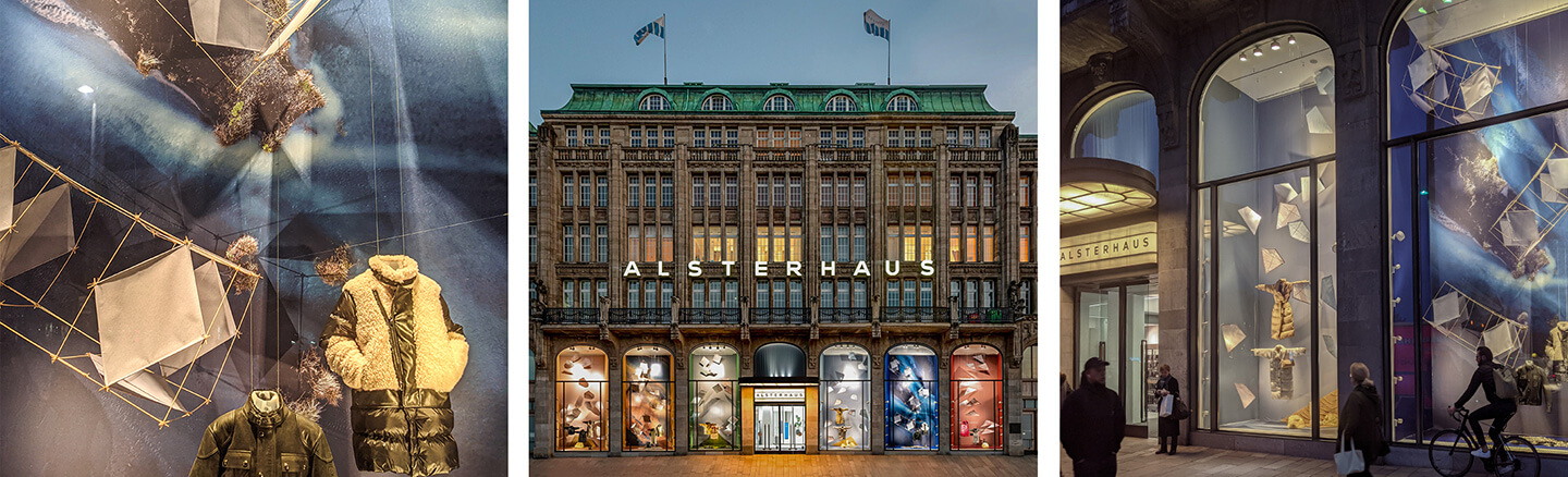 Alsterhaus Shop Window Campaign: Photography by Northlandscapes