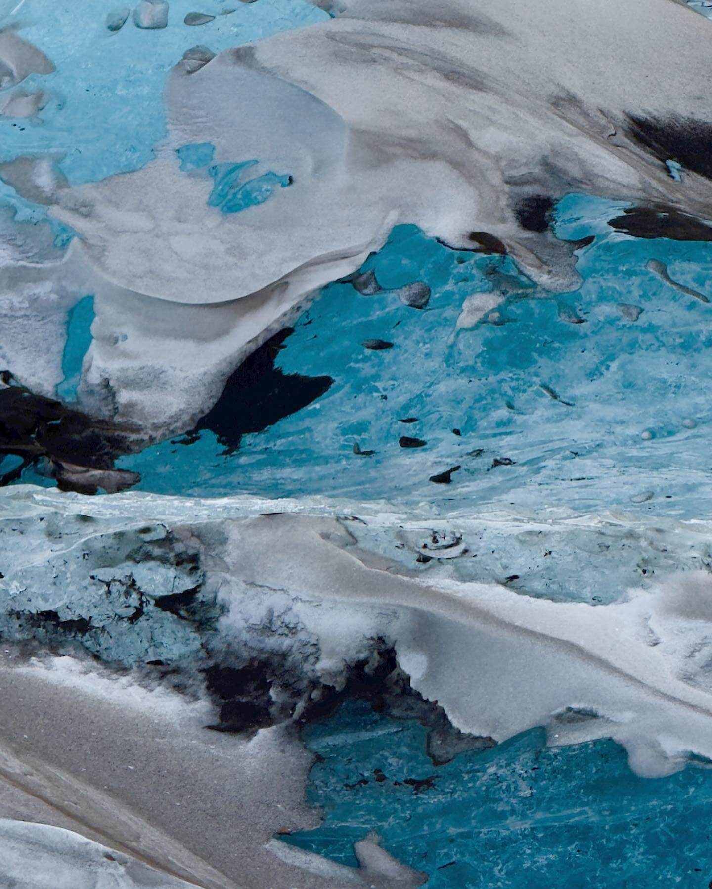 Details of Blue Glacier Ice, captured by Jan Erik Waider with the iPhone 15 Pro
