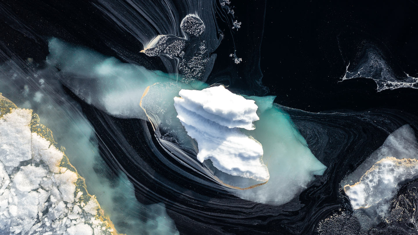 Aerial Photography of Icebergs in Norway by Jan Erik Waider