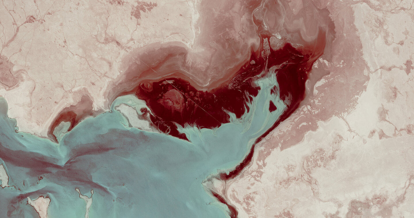 High-resolution satellite image of the Arabian Peninsula