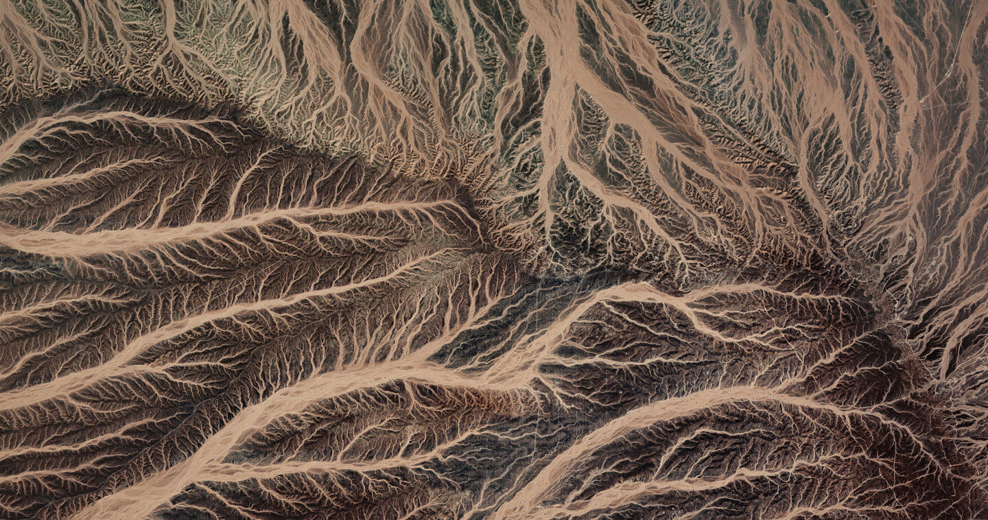 High-resolution satellite image of the Arabian Peninsula