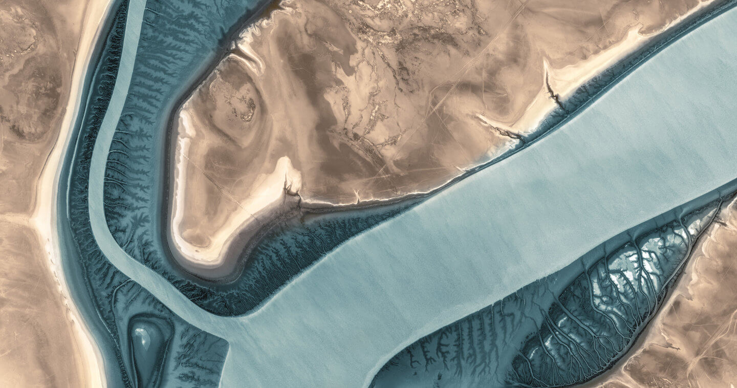 High-resolution satellite image of the Arabian Peninsula