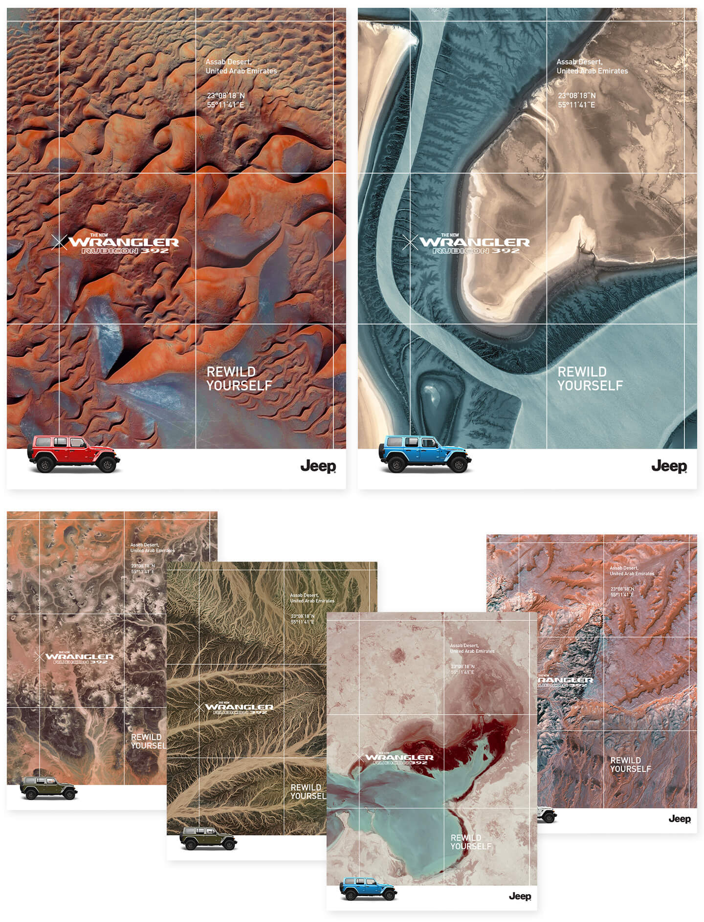 Jeep Wrangler Campaign Posters