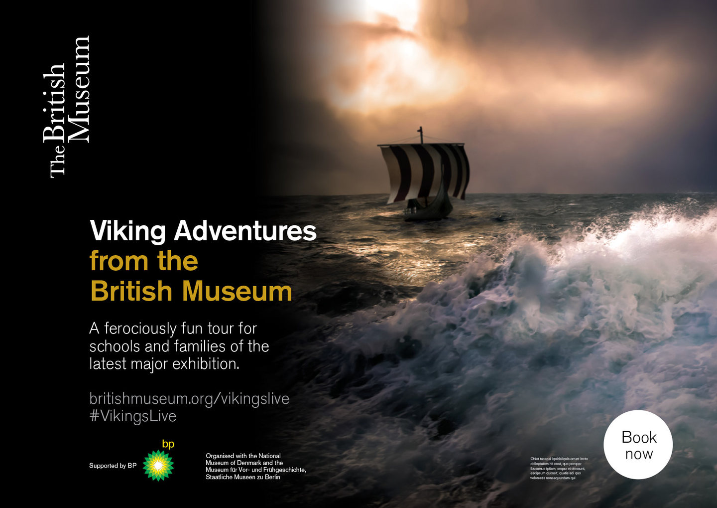 The British Museum – Poster for "Vikings Live" Film (Photo by Jan Erik Waider)