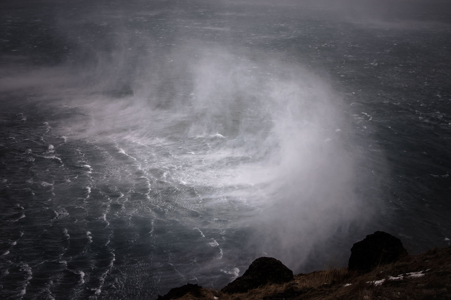 Winter storm in Iceland’s Breiðafjörður Bay, caputured by Jan Erik Waider