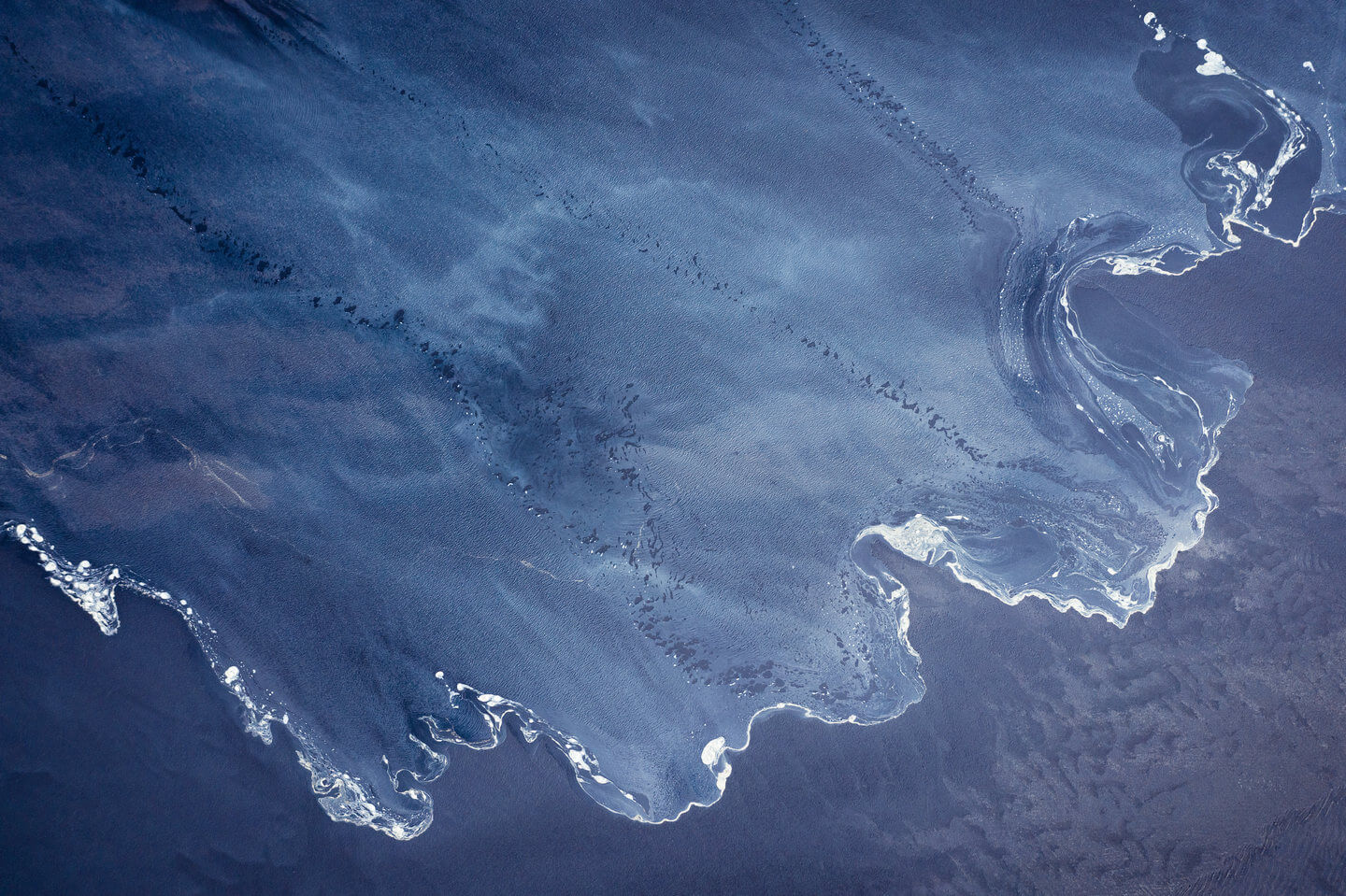 Aerial View of a Tidal Landscape in Iceland, captured by Jan Erik Waider