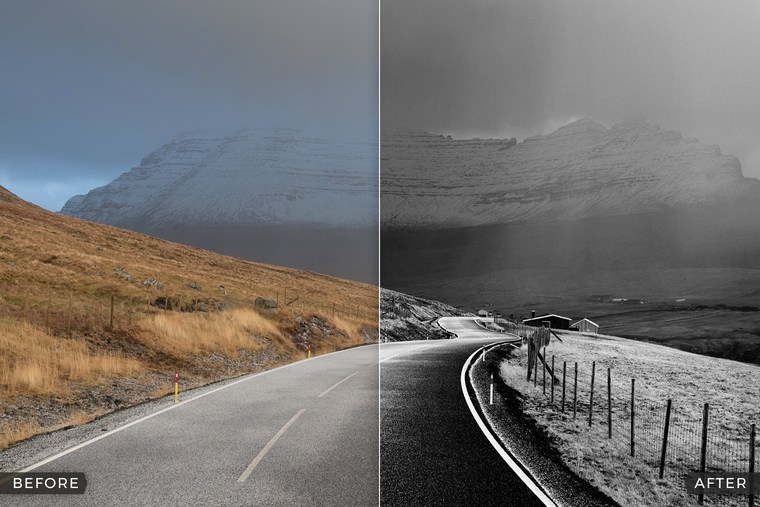 FREE Lightroom Presets for Black & White Travel Photography