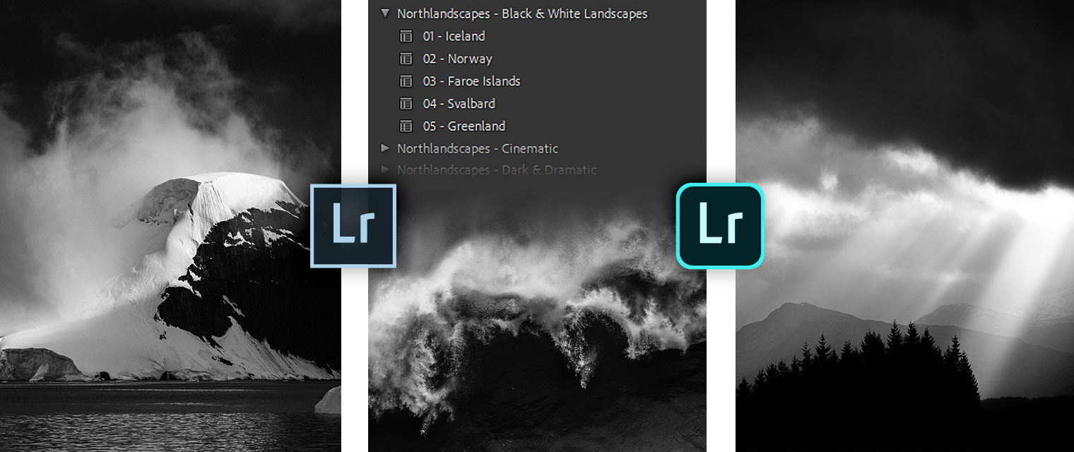 FREE Lightroom Presets for Black & White Landscape Photography