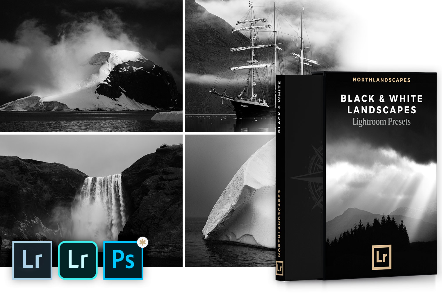 FREE Lightroom Presets for Black & White Landscapes