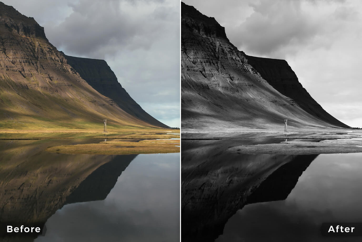 Black & White Lightroom Presets for Landscape Photography