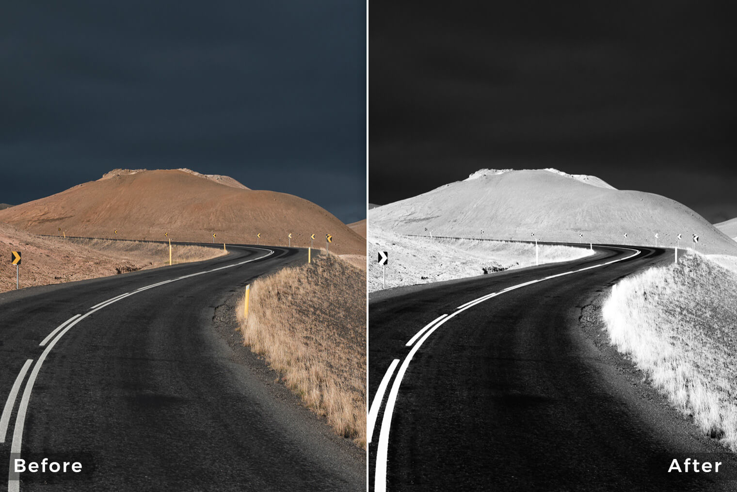 Black & White Lightroom Presets for Landscape & Travel Photos