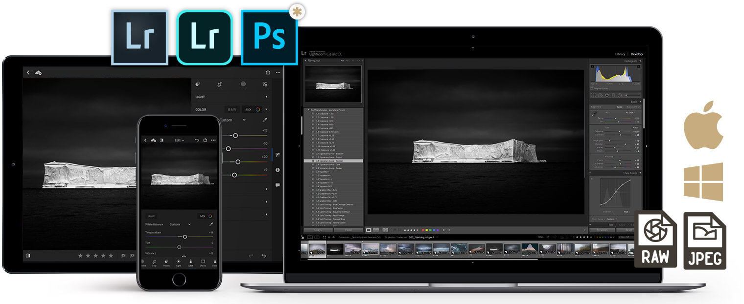 Developed for Lightroom Desktop & Mobile