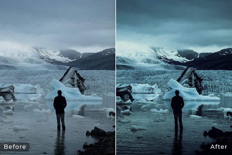 Fjallsárlón glacier lagoon in Iceland