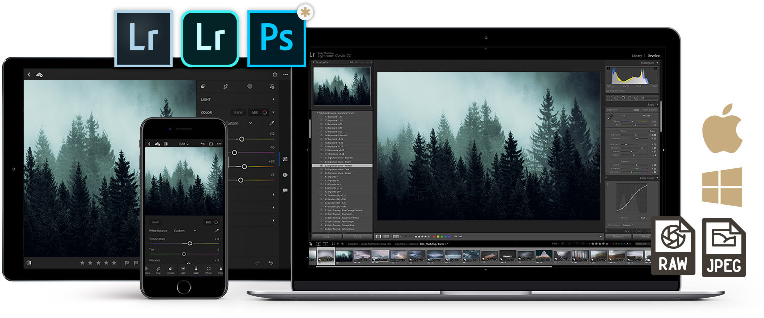 Developed for Lightroom Desktop & Mobile