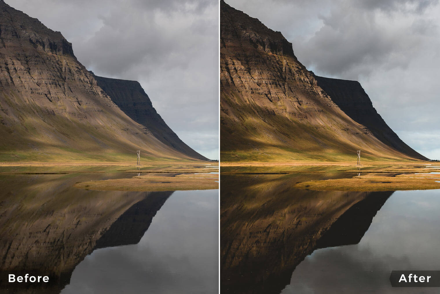 Landscape Essentials - Lightroom Presets - Before & After