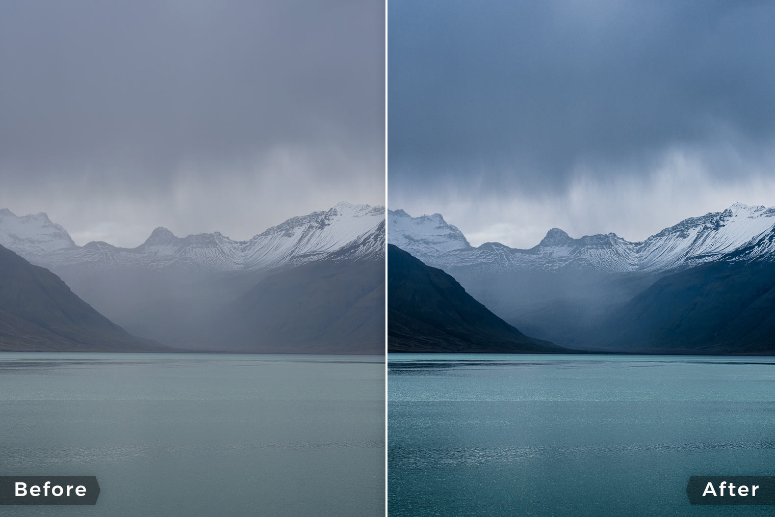 Landscape Essentials - Lightroom Presets - Before & After