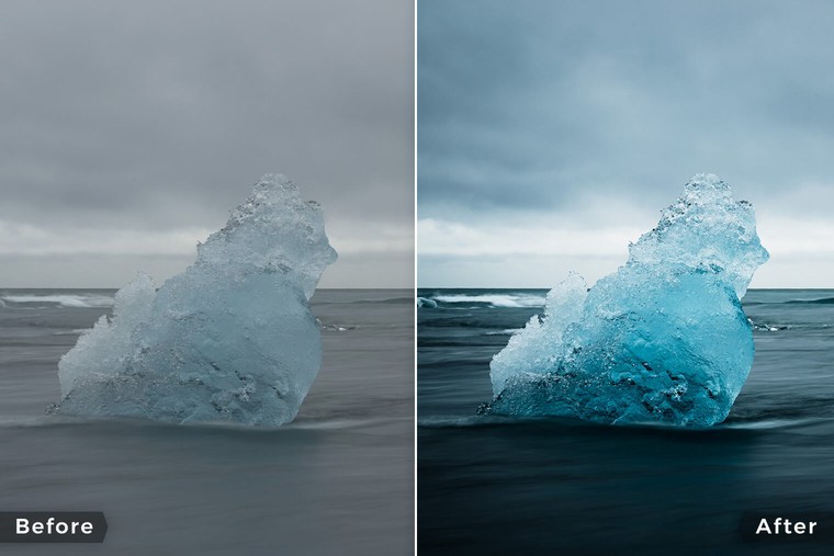 Lightroom Presets for Iceland Winter Landscapes