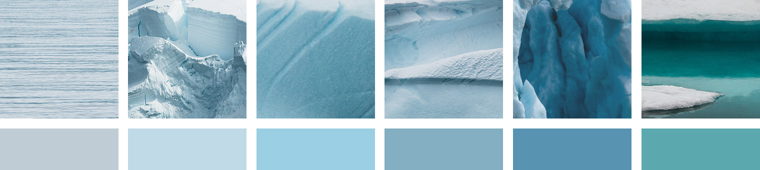 Color Palette of Polar Landscapes
