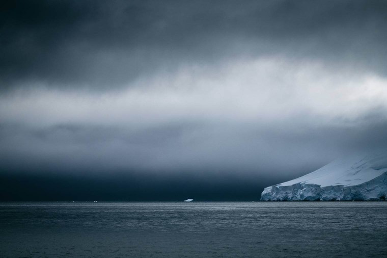 Moody and Dramatic Weather over Antarctica