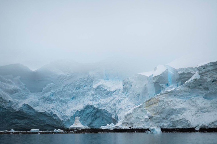 Glacier in Moody Weather