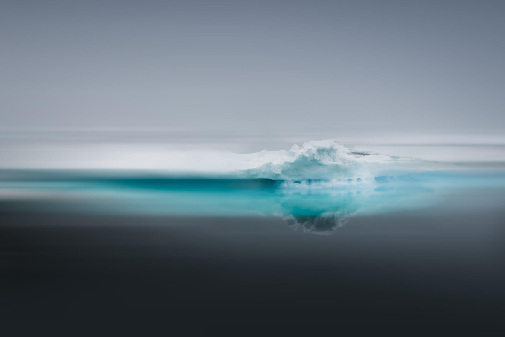 Abstract interpretation of iceberg in Greenland