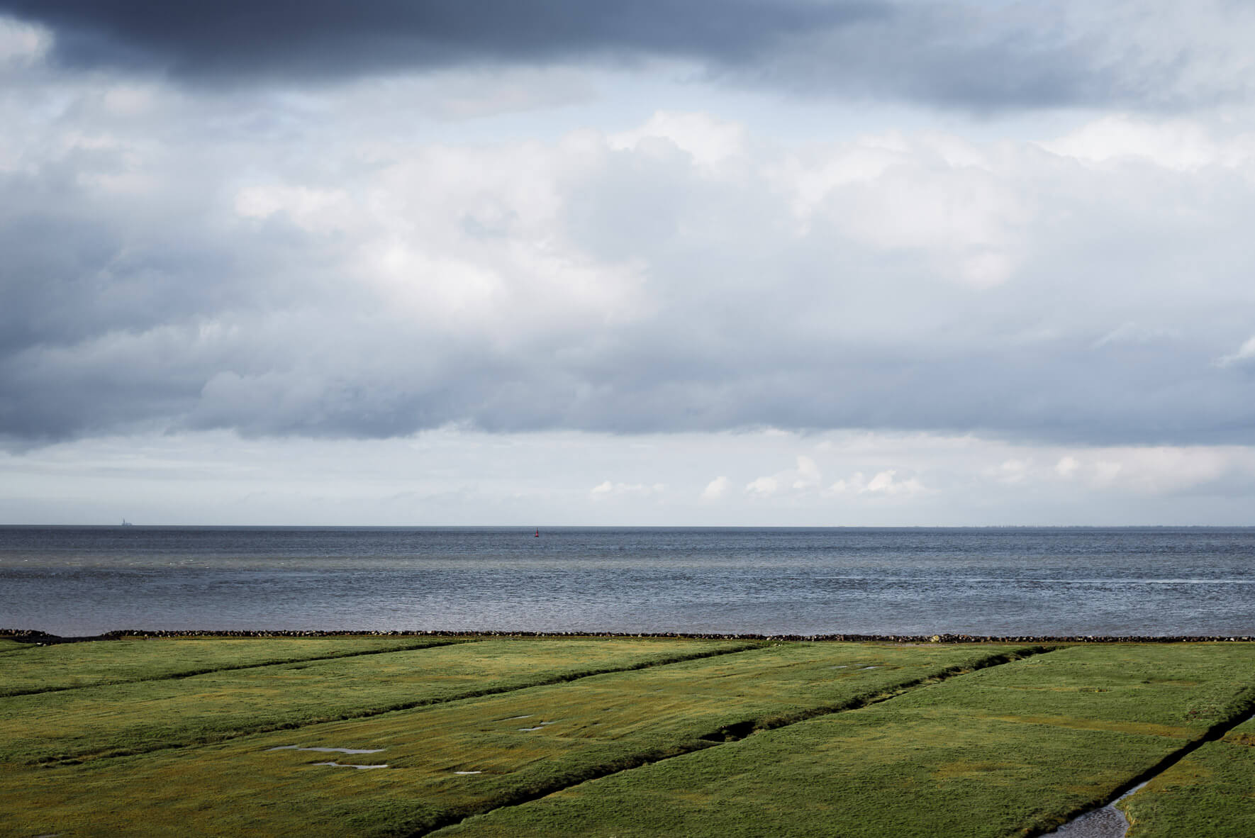 North Sea landscape near Cuxhaven, Germany