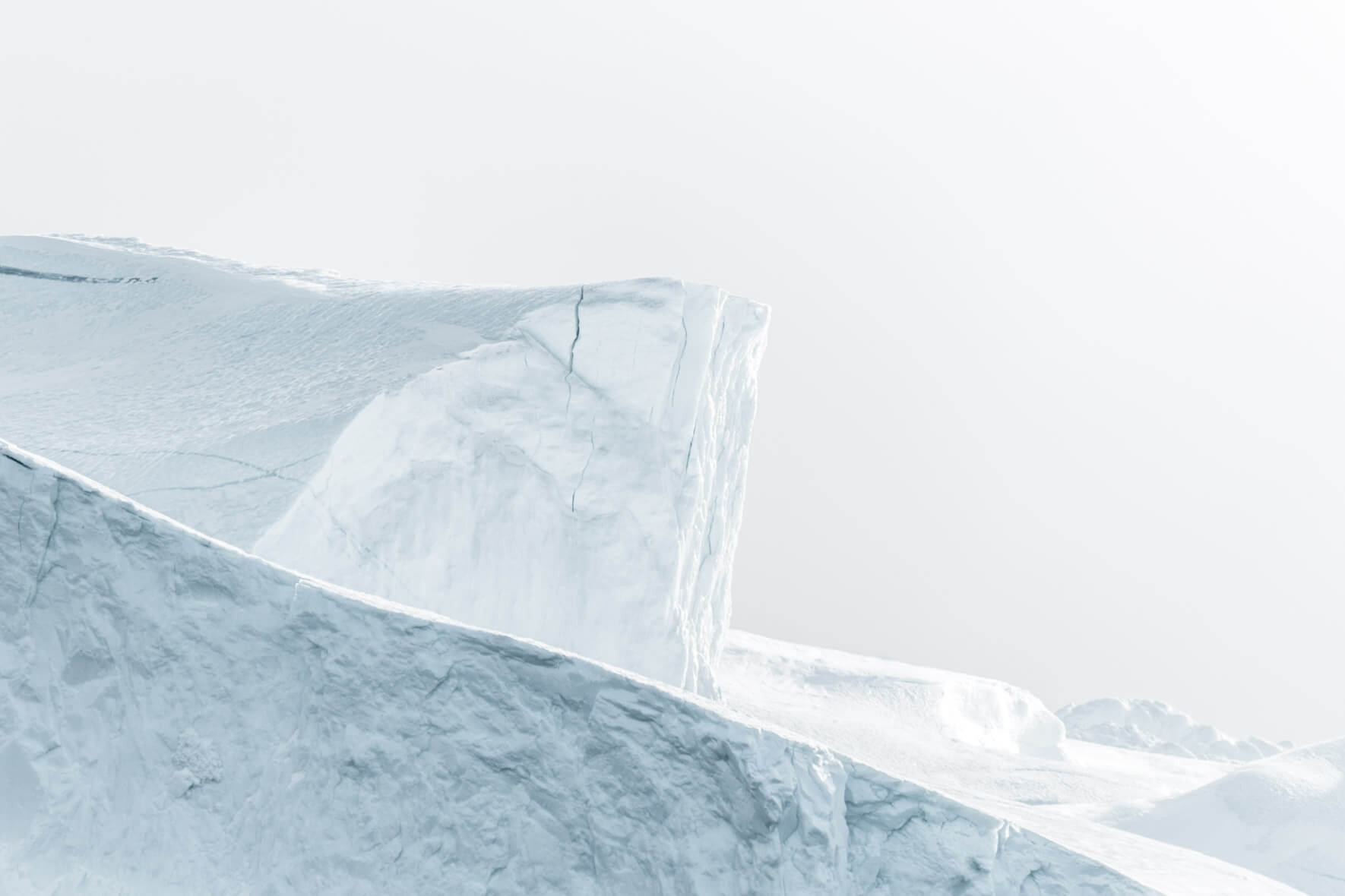 Icebergs in the Disko Bay of Greenland