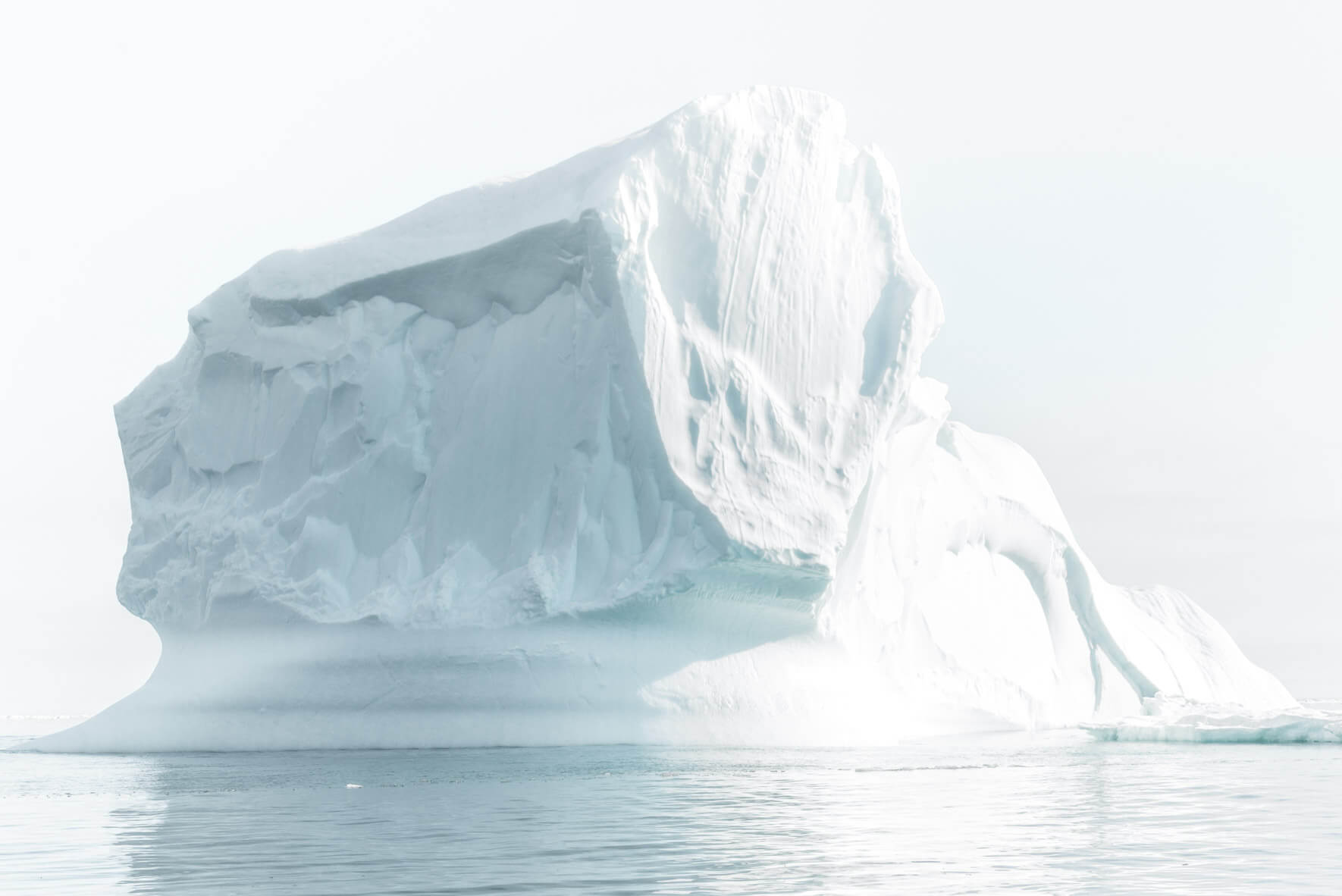 Abstract iceberg in Greenland by fine art photographer Jan Erik Waider