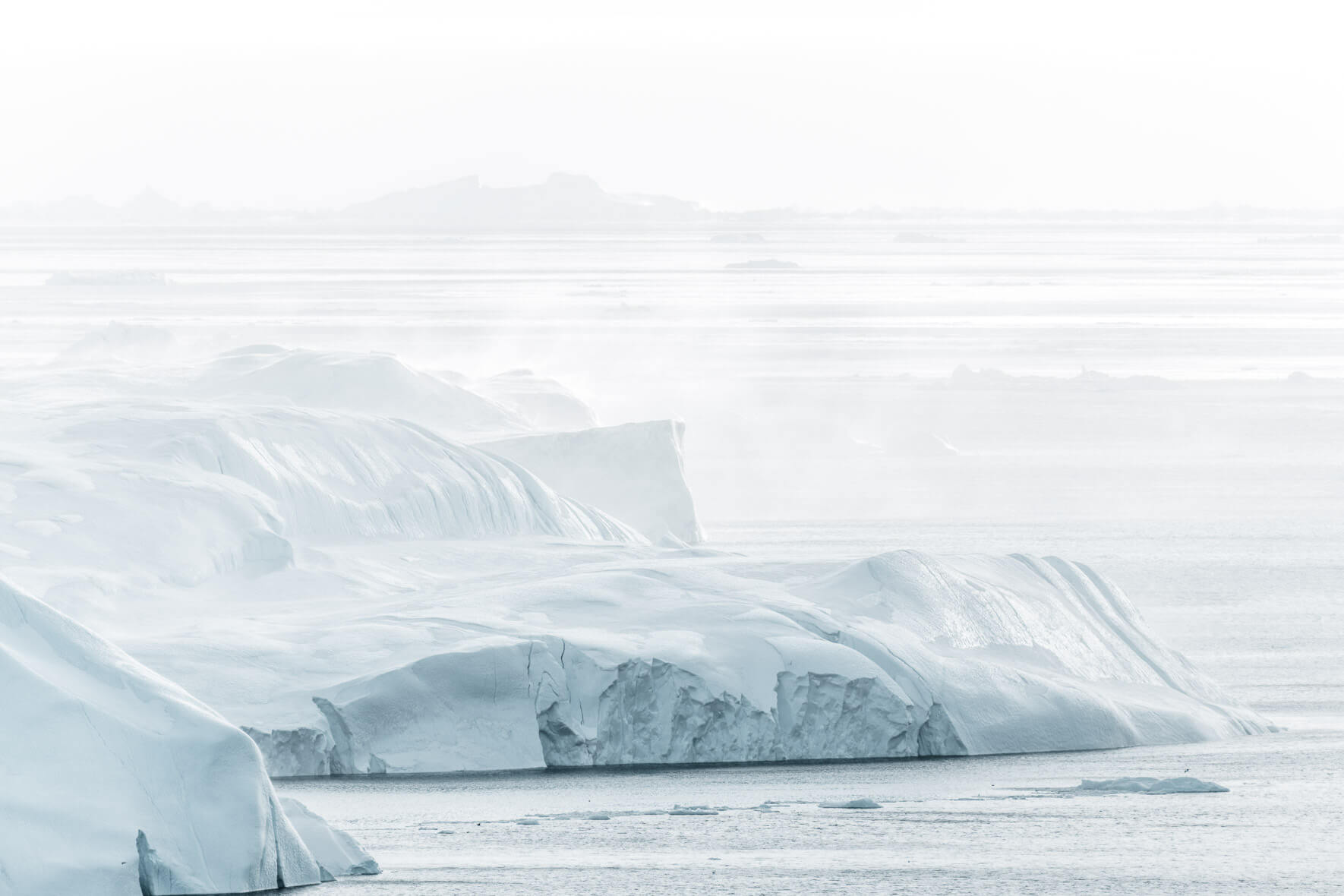 Ilulissat Icefjord on the west coast of Greenland