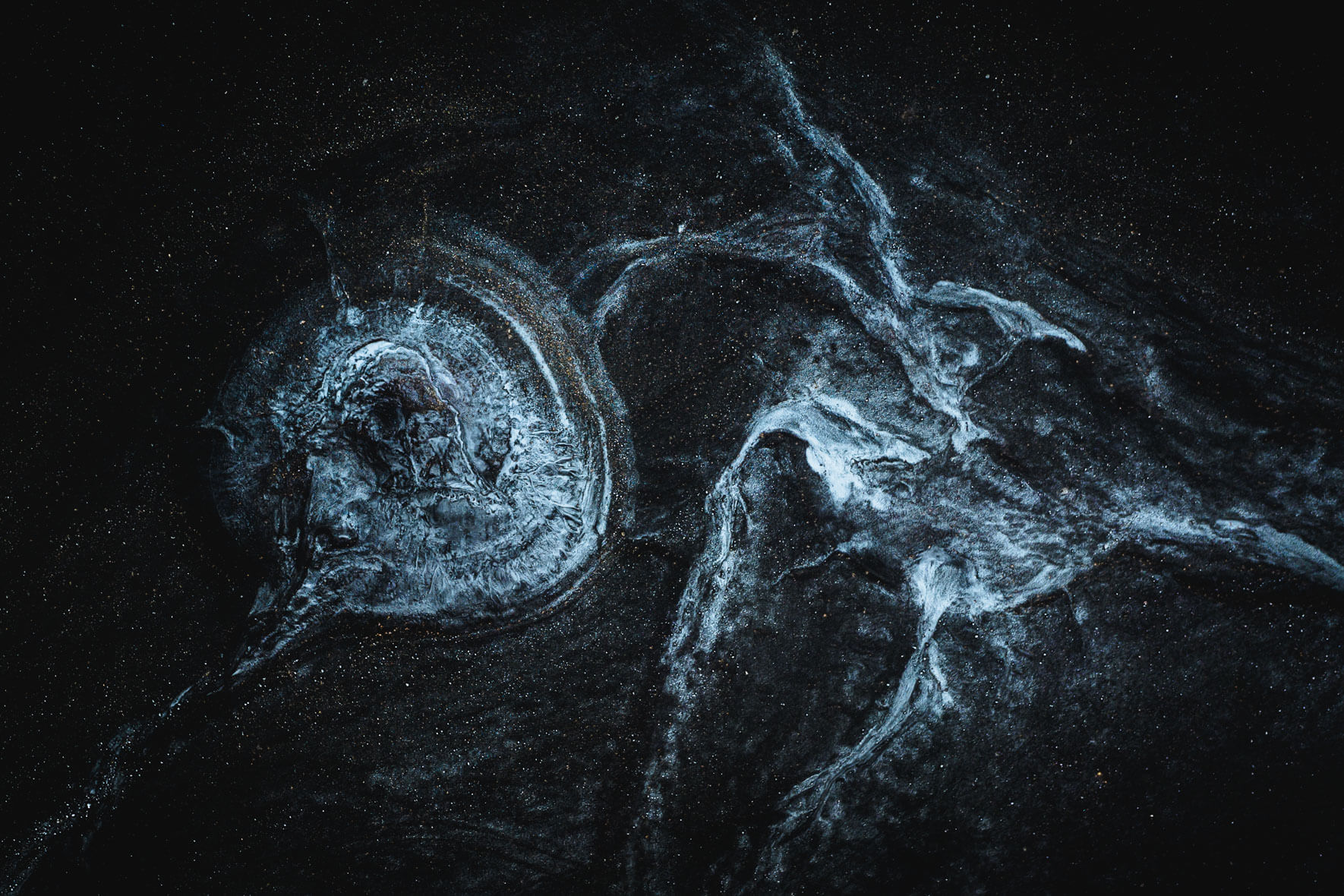 Abstract aerial landscape photography of Iceland by Jan Erik Waider