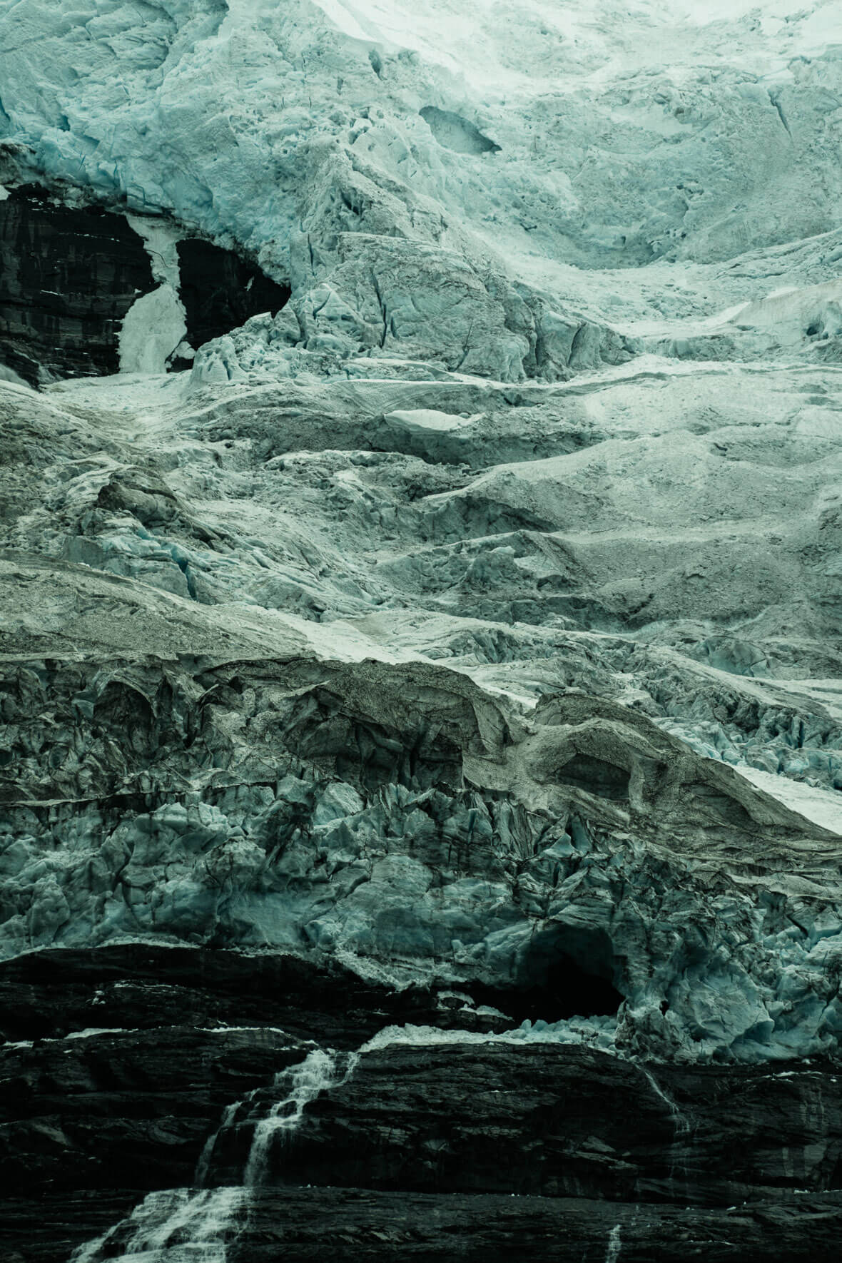 Kjenndalsbreen glacier in Norway