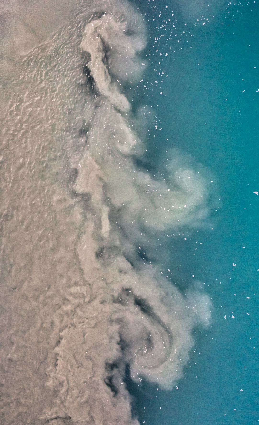 Lake Nigardsbrevatnet with glacial water from Jostedalsbreen