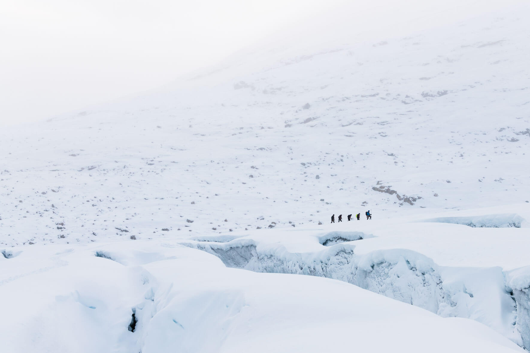 Glacier hike on Austdalsbreen glacier in Norway (Styggevatnet)