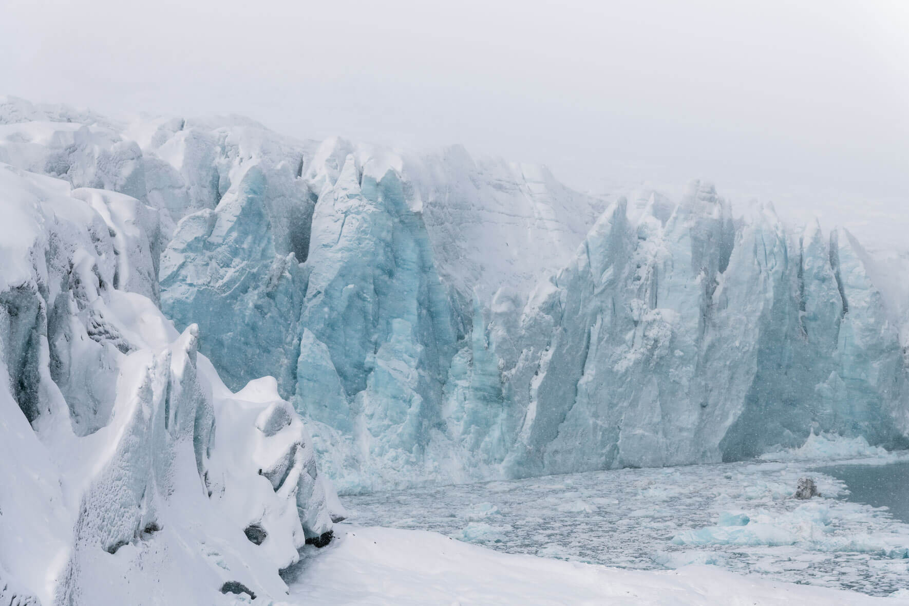 Austdalsbreen glacier (Jostedalsbreen) in Norway