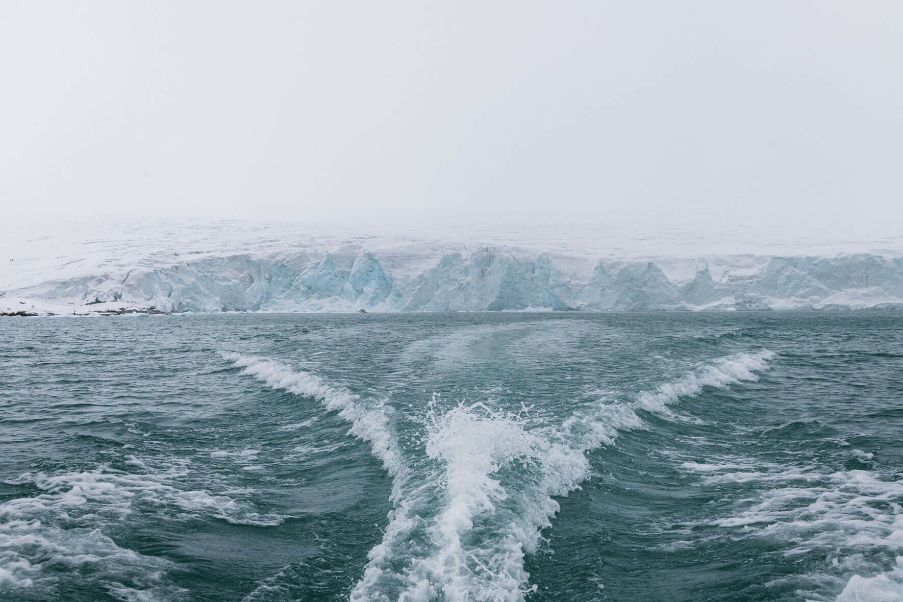Austdalsbreen glacier and lake Styggevatnet in Norway
