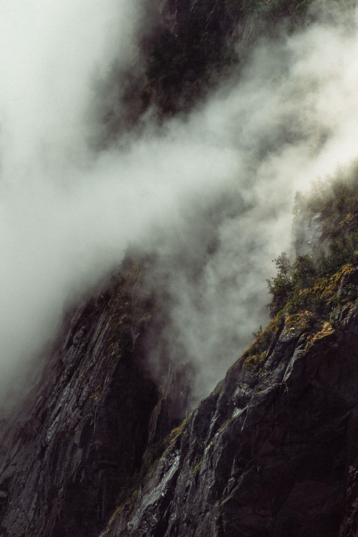 Mountains and Clouds in Norway