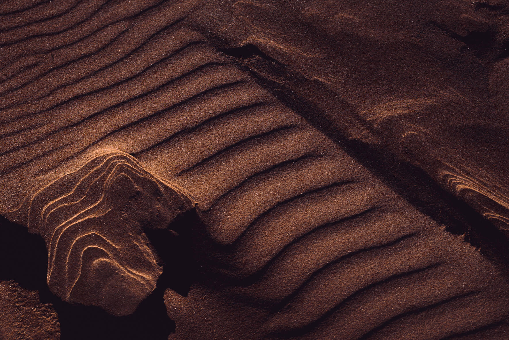 Sand textures - Fine art photo series by Jan Erik Waider