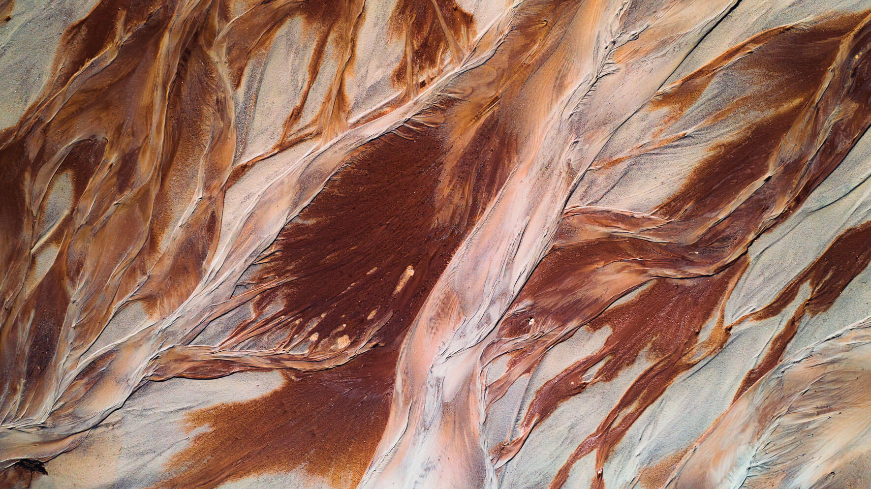 Aerial photography of watercourses