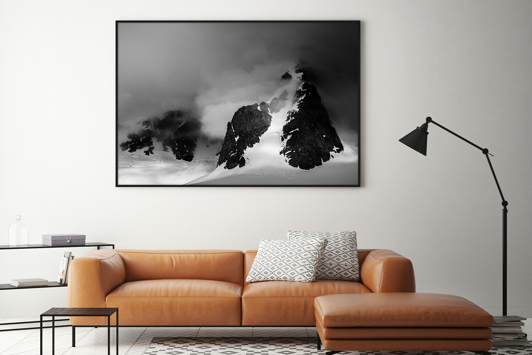 Fine Art Print of mountains in Antarctica