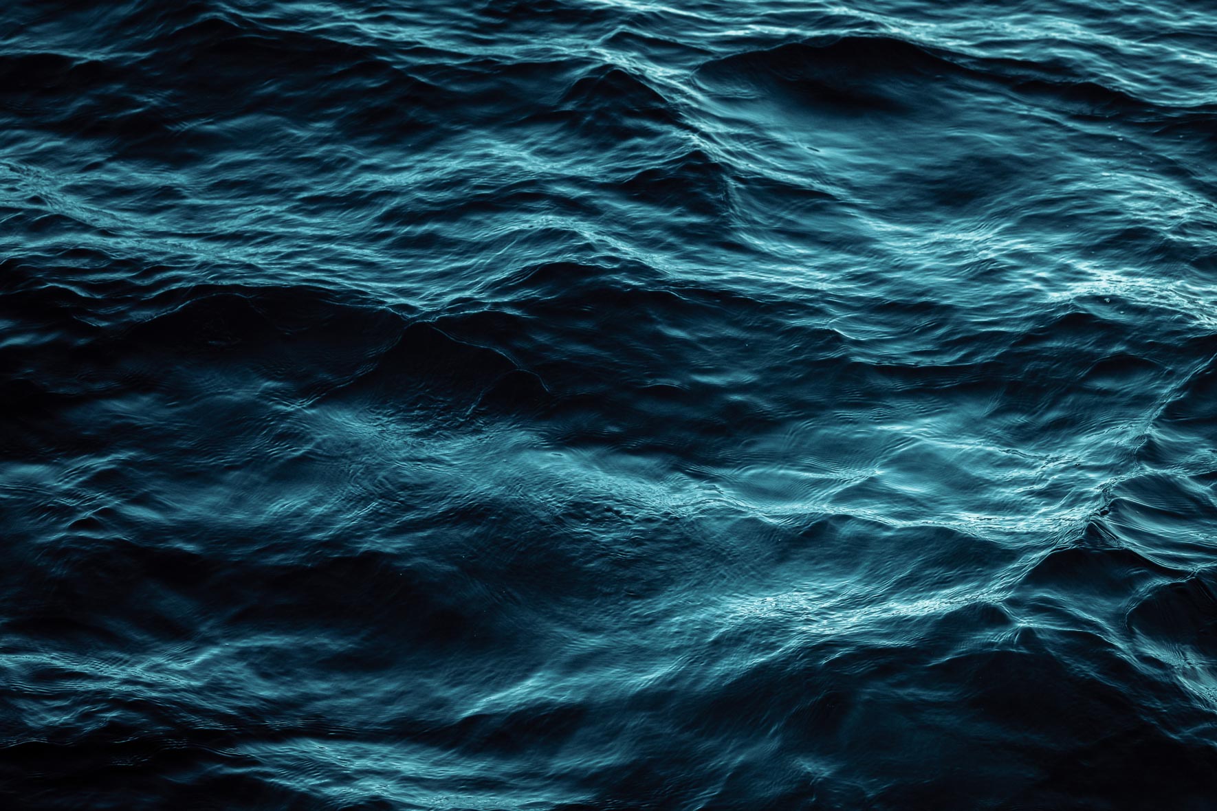 Abstract photography of ocean water